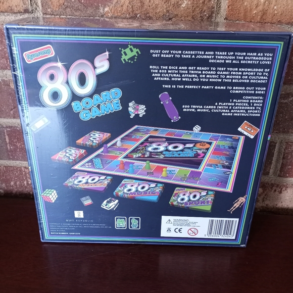 Awesome 80's Trivia Board Game New in Package - Picture 3 of 6